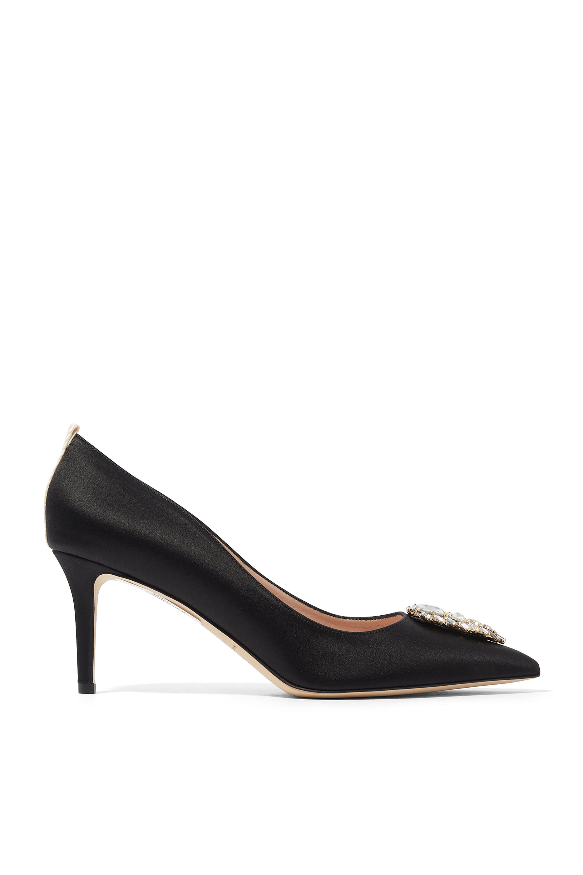 Satin pumps clearance